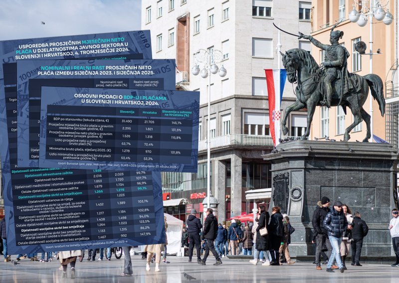 Usporedba plaća u Hrvatskoj i Sloveniji: Javni sektor znatno profitirao