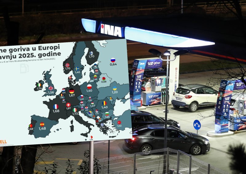 Ovo su cijene goriva u Europi, u regiji najskuplja Albanija