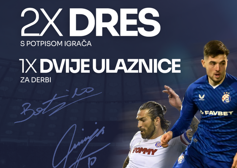 Darujemo potpisane dresove Livaje i Baturine i ulaznice za derbi Hajduka i Dinama