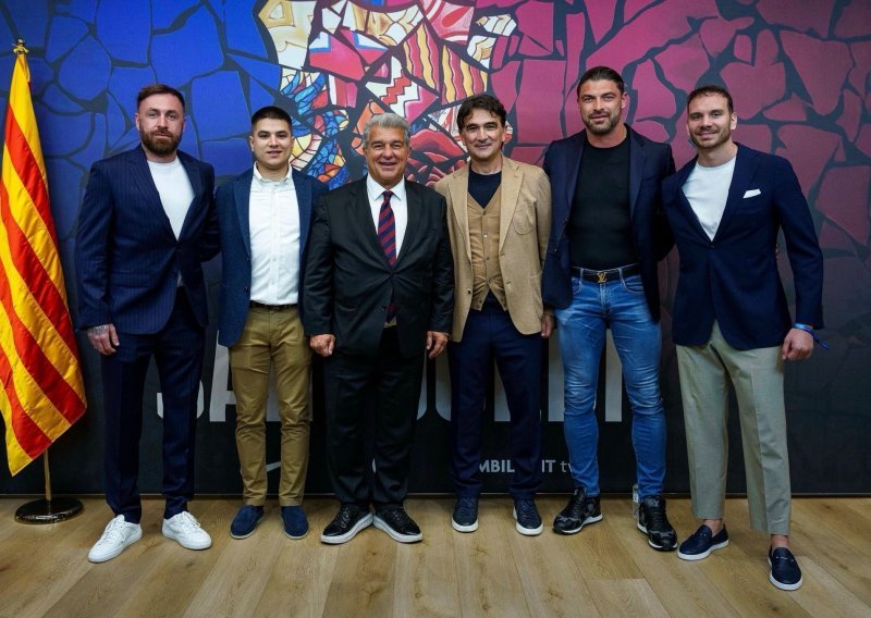 Predsjednik Barcelone Joan Laporta ugostio izbornika Zlatka Dalića