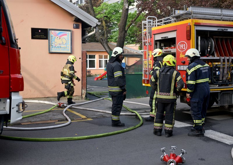 Drama u zagrebačkom vrtiću: Izbio požar na jedinici klime, djeca evakuirana