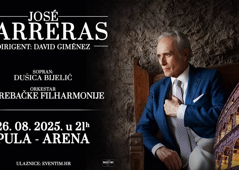 José Carreras u pulskoj Areni - 26. kolovoza