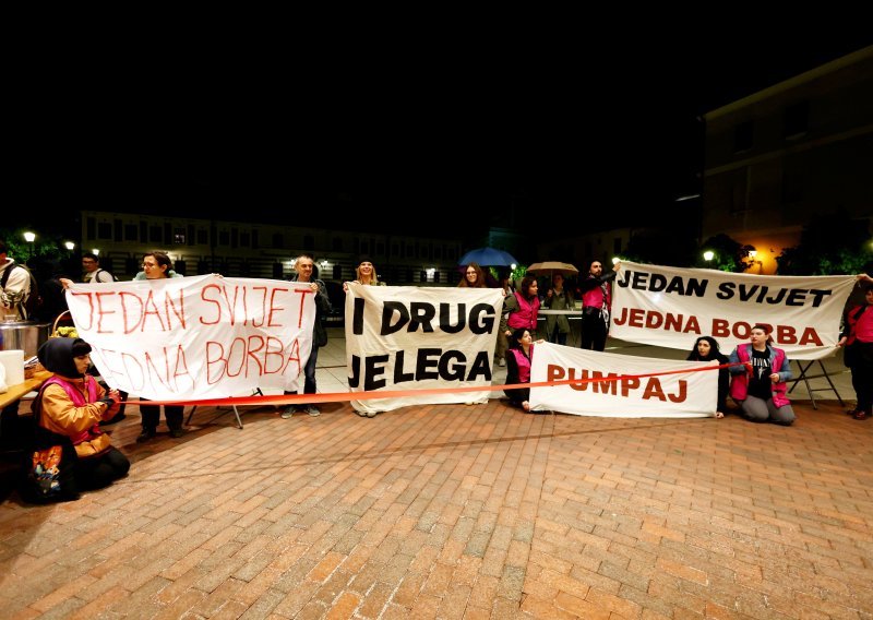 Srbijanski studenti-trkači stigli u Osijek: Pogledajte kako su ih dočekali u Hrvatskoj
