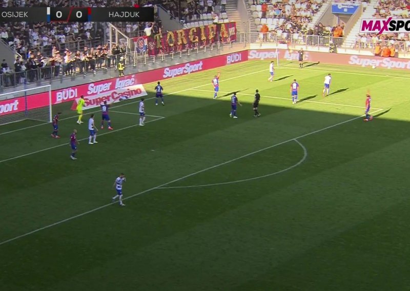 Pogledajte kako je igrač Hajduka ovaj potez proslavio kao da je zabio gol u finalu Svjetskog prenstva