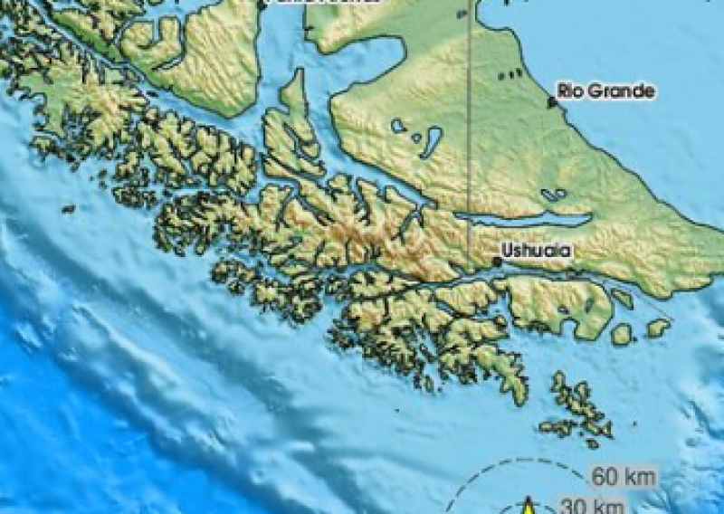 Potres magnitude 7,2 kod Argentine, prijeti cunami