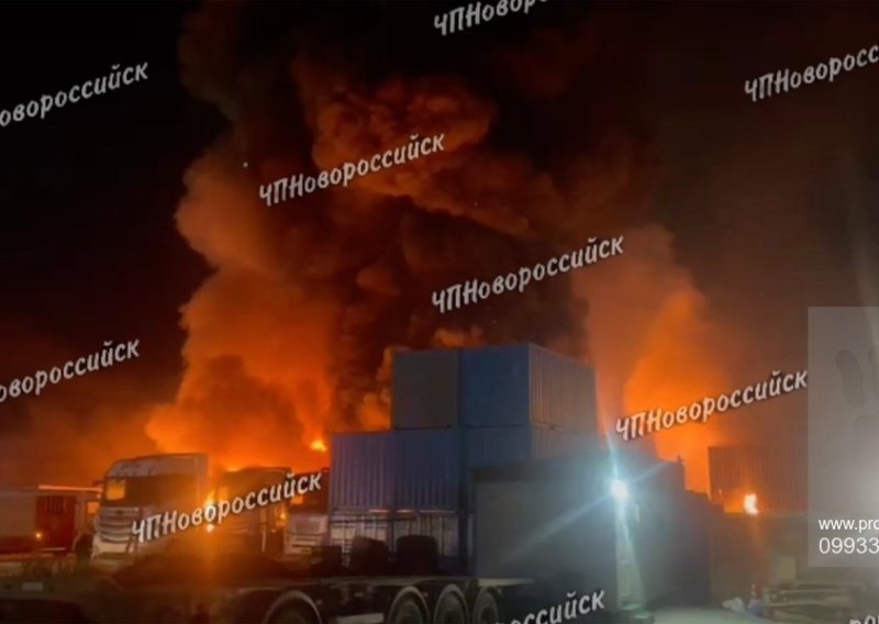 Izvanredno stanje u Novorosijsku nakon ukrajinskog napada dronom