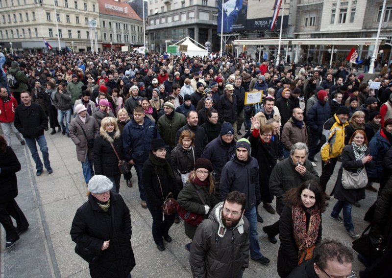 Četiri od pet Hrvata izravno podržava prosvjede