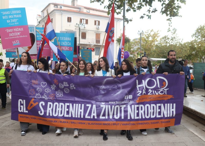 'Hod za život' blokira centar Zagreba: Obustavlja se promet tramvaja