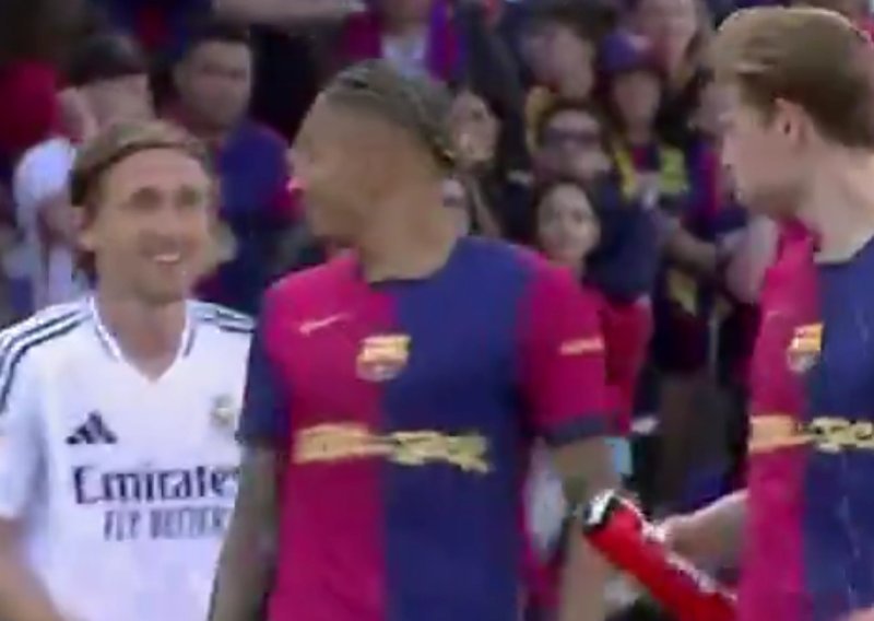Pogledajte što je Modrić napravio u El Clasicu; Raphinha se čudio i smijao