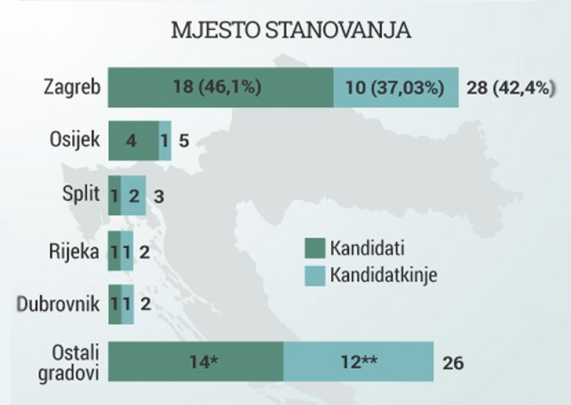 Infografika: Tko će nas zastupati u Europi?