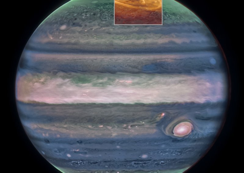 Svemirski teleskop Webb zabilježio spektakularne prizore aurore na Jupiteru