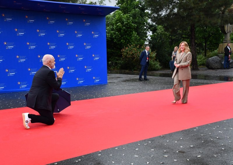 'Edi, prestani': Pogledajte kako je albanski premijer dočekao Georgiju Meloni