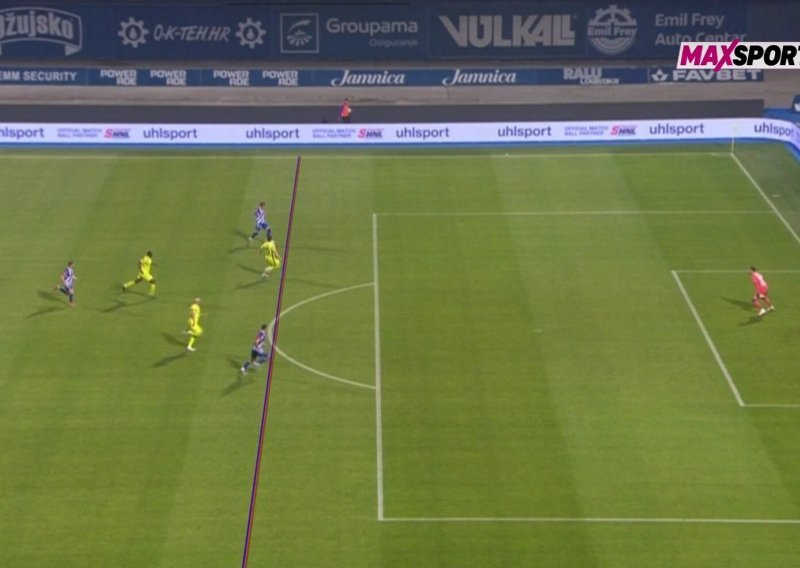 Pogledajte zašto je poništen gol Lokomotivi za vodstvo protiv Dinama