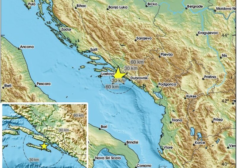 Novi potres na jugu Hrvatske, osjetio se i u Stonu