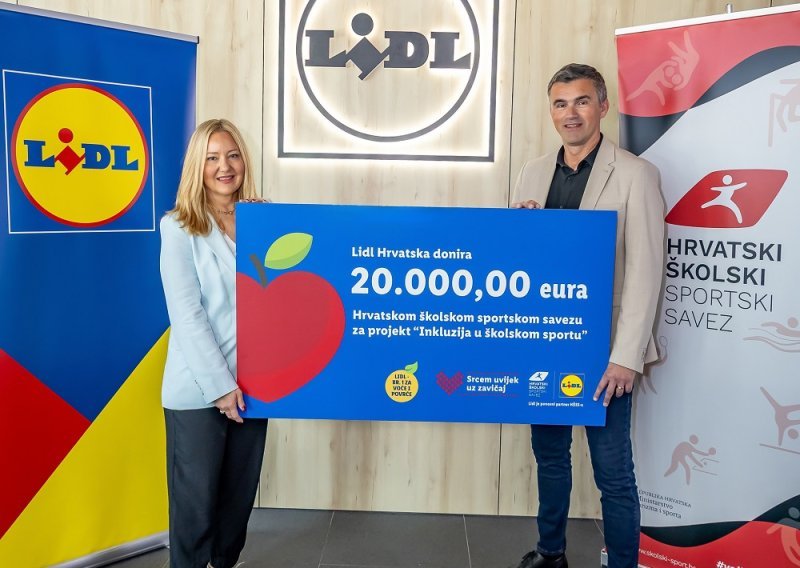 Lidl HŠSS-u donirao 20 tisuća eura za inkluziju djece s teškoćama u razvoju u školski sport