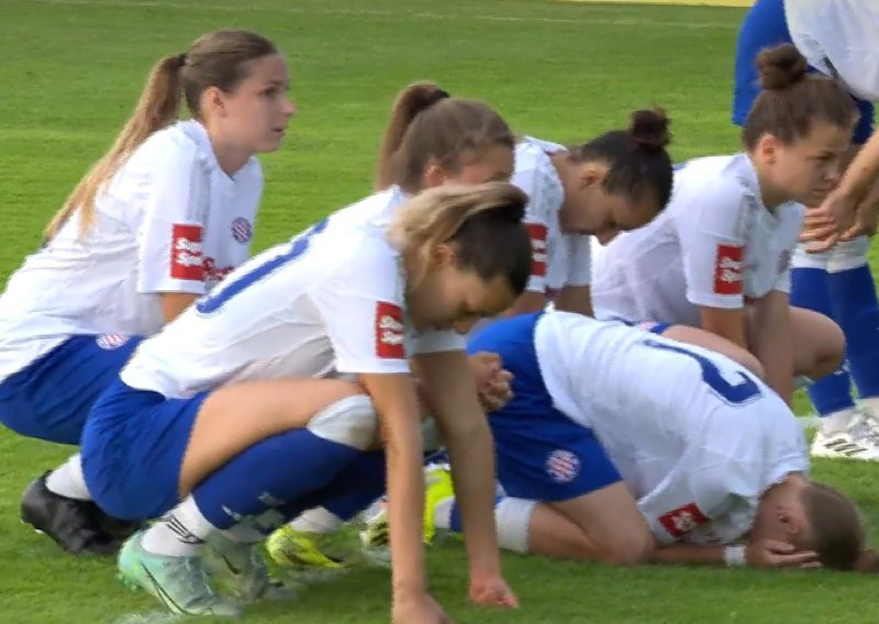 Pogledajte odlučujući penal i očaj nogometašica Hajduka nakon poraza u finalu kupa