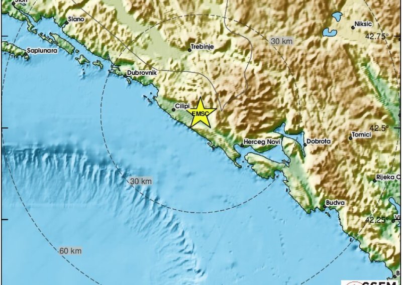 Tri potresa noćas zastresla Hrvatsku: 'Glasan zvuk i jak udar'