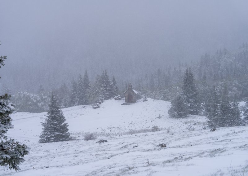 FOTO Ovaj snježni prizor snimljen je u Hrvatskoj - danas