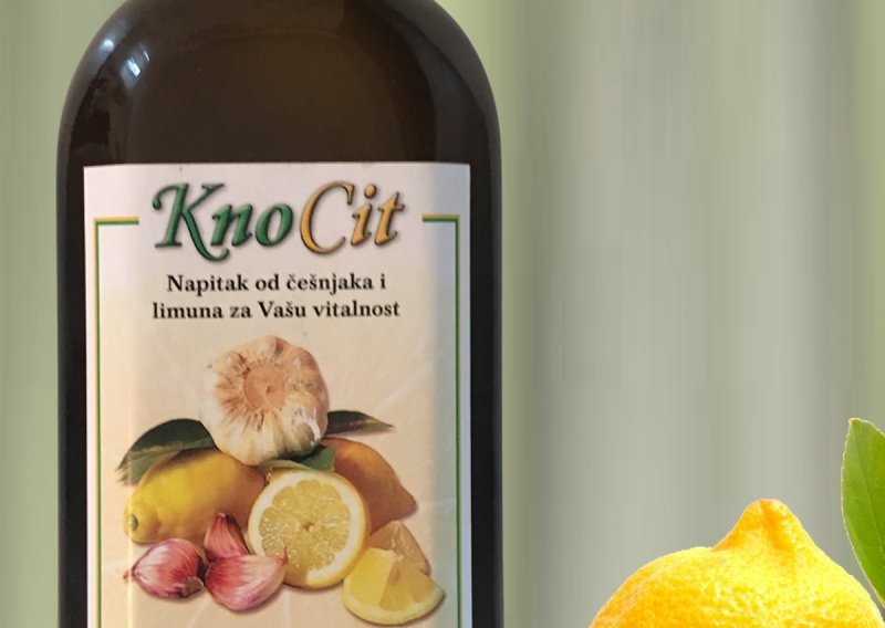 Poklanjamo Kno-Cit - ljekoviti napitak od limuna i češnjaka