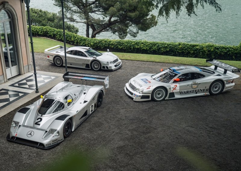 Mercedes-Benz Classic na FuoriConcorso: Rijedak susret prekrasnih trkaćih bolida na jezeru Como