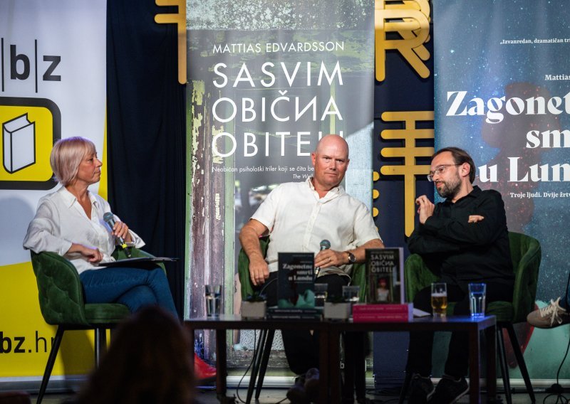 Švedski autor Edvardsson u Zagrebu predstavio svoj hit roman 'Sasvim obična obitelj'