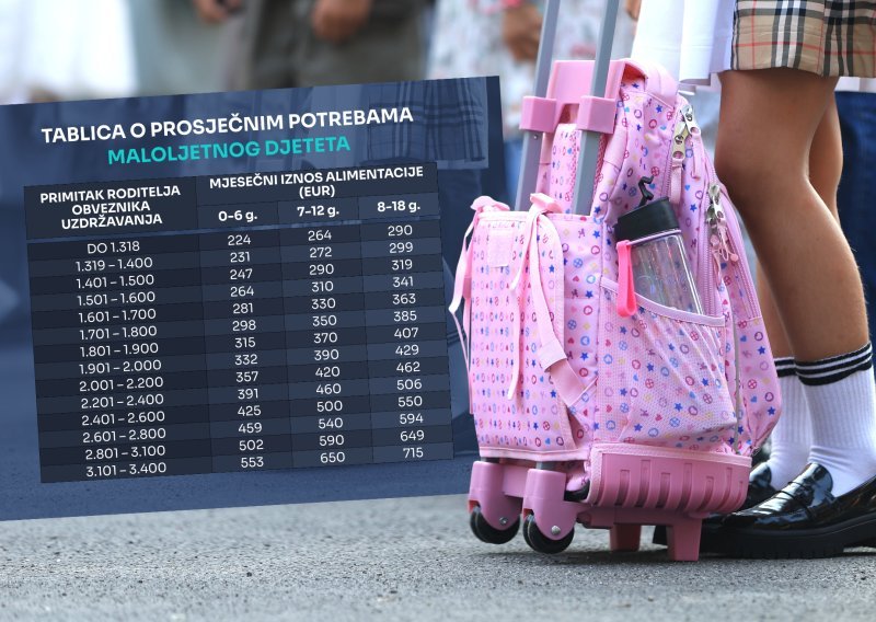 Koliko iznosi alimentacija, tko je mora plaćati i što ako se ne plaća?