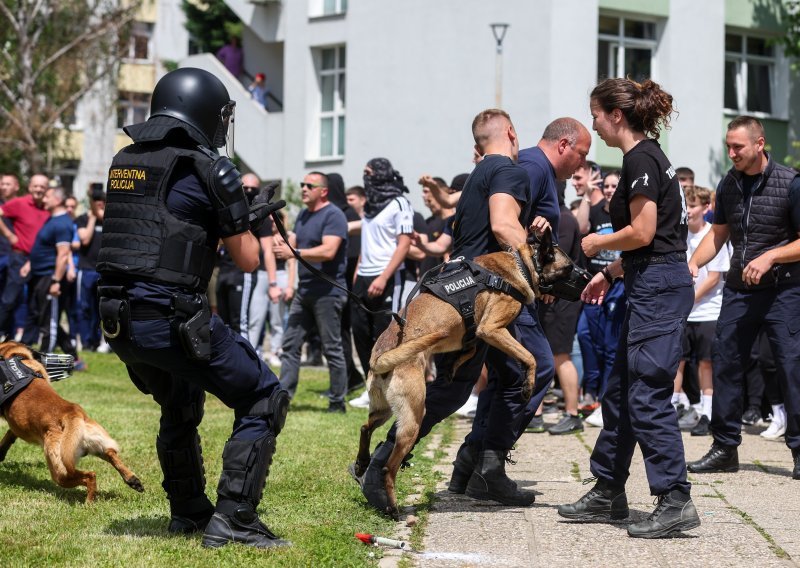 Robot-pas, Cro cop, sukob policije i navijača: Pogledajte što su sve pokazali hrvatski policajci