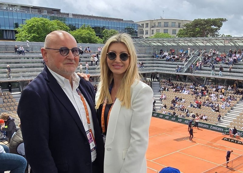 Blanka i Zlatko Mateša uživali u ložama najpoznatijeg teniskog turnira, a sad guštaju na Braču
