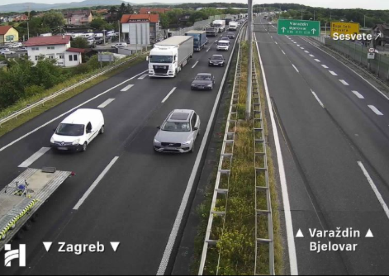 Na A4 u smjeru Zagreba kolona duga 6 kilometara