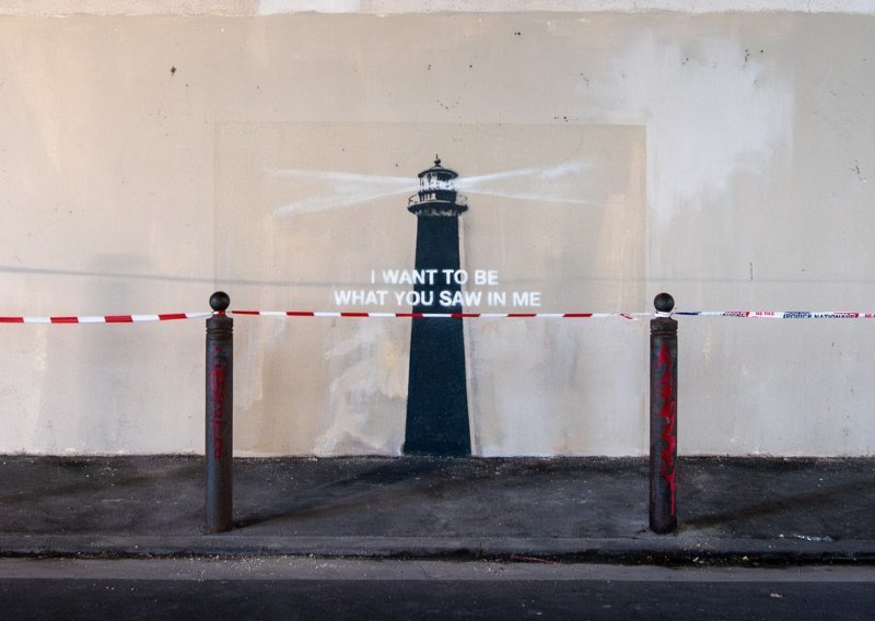 'Želim biti ono što si vidio u meni': Kakvu poruku nosi najnoviji Banksyjev grafit?