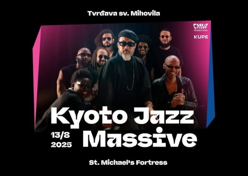 Vrhunac ljeta na Tvrđavi sv. Mihovila: Kyoto Jazz Massive u Šibeniku