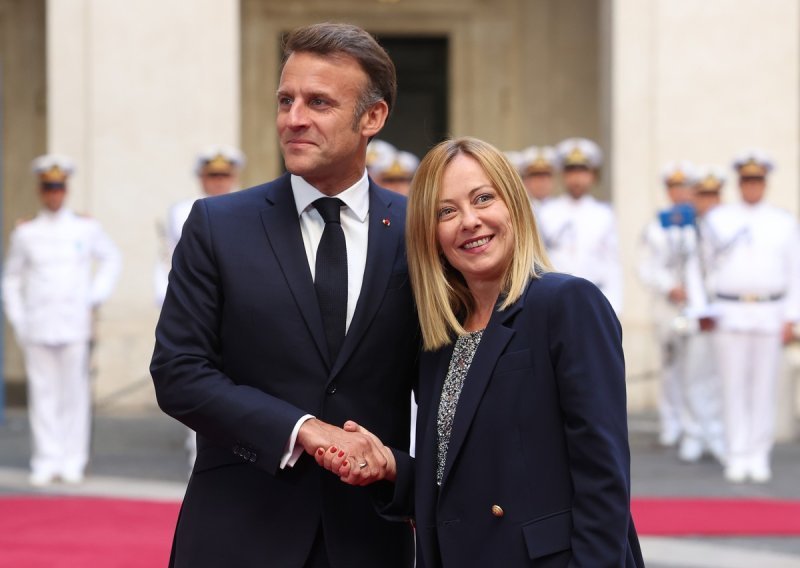 Giorgia Meloni ovim je odijelom poslala Macronu jasnu poruku