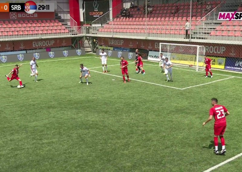 Hrvatska pobijedila Srbiju i plasirala se u četvrtfinale socca Eura; pogledajte gol za pobjedu