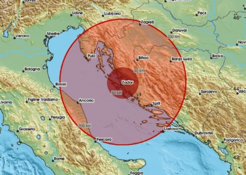Potres kod Zadra: 'Dosta se osjetilo, svi smo skočili'
