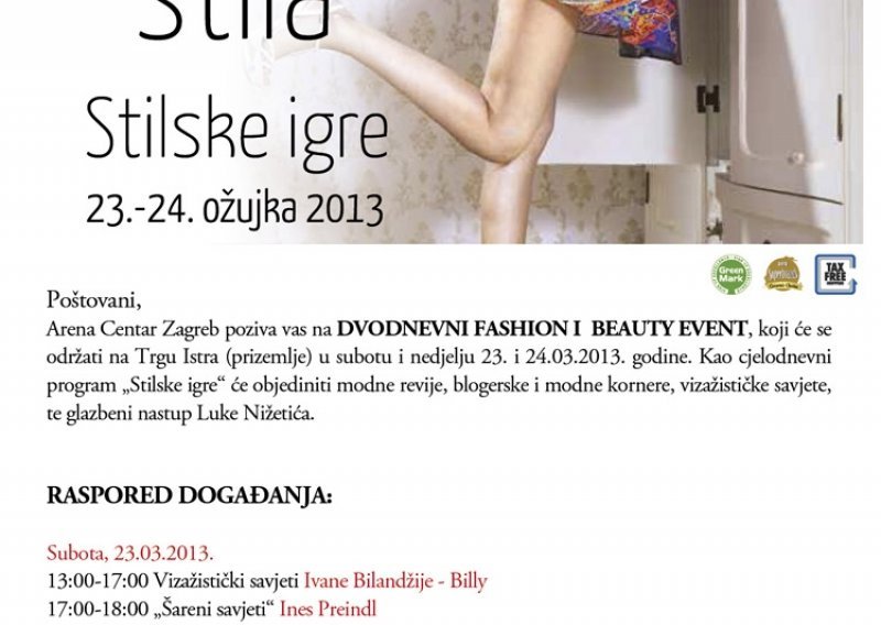 Dođite na 'Stilske igre' u Arena centar