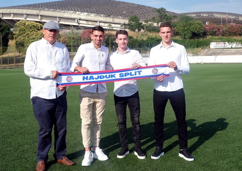 Hajduk objavio potpis ugovora s tri igrača