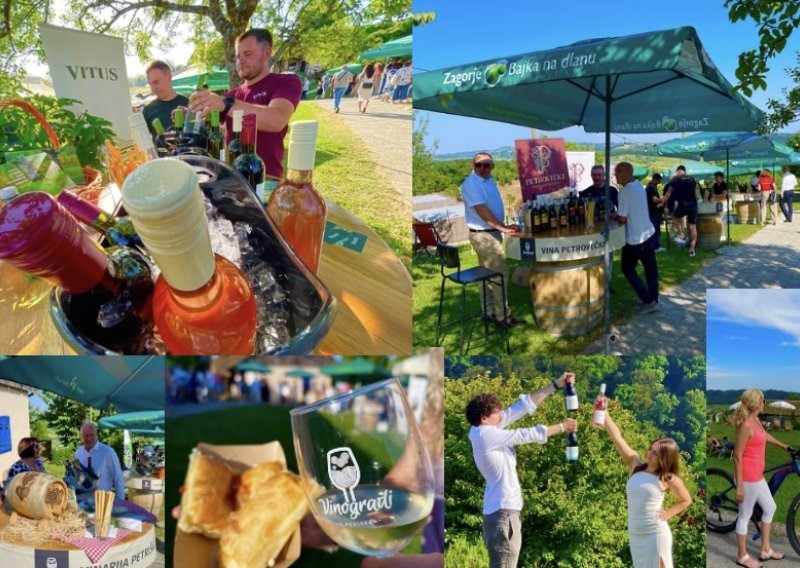 Vinska suza za zagorske brege: Na biciklu od finih štrukli i vina do zelene plaže