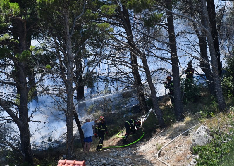 Vatrogasci: Vrhunac toplinskog vala i neugodan topli vjetar, velika opasnost od požara