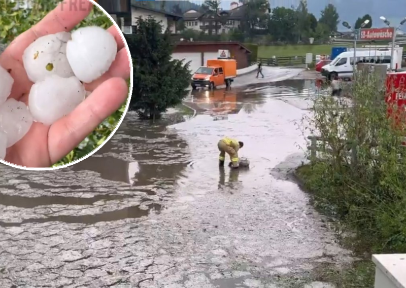 Snažna oluja i tuča poharale Austriju, munje izazvale šumske požare, fronta bi mogla zahvatiti i Hrvatsku