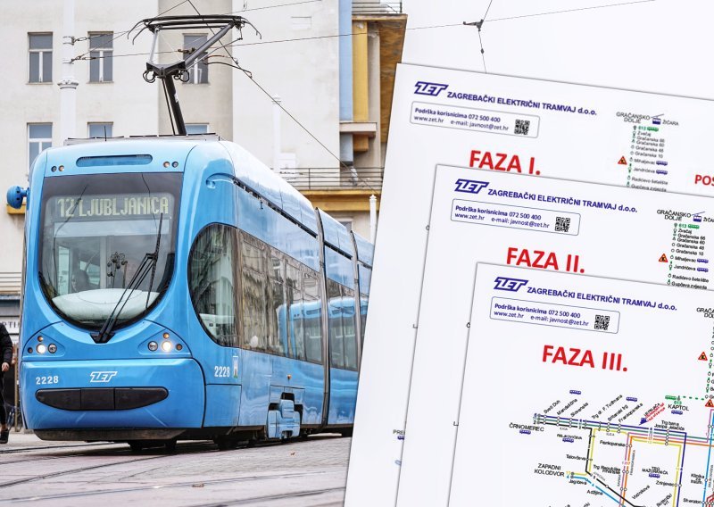 ZET objavio kako će izgledati prijevoz u Zagrebu za vikend: Odvijat će se u tri faze