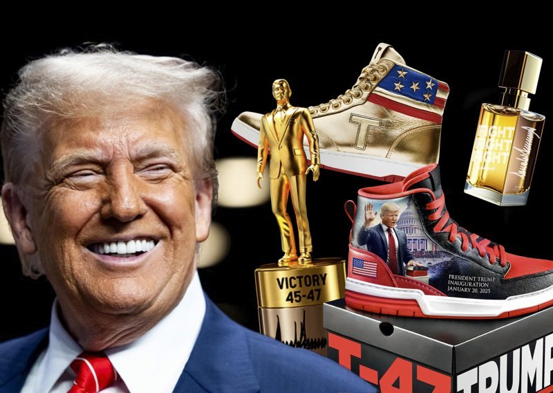 Biblija, tenisice, parfemi, satovi, gitare... Trump je od sebe stvorio brend - i masno zarađuje