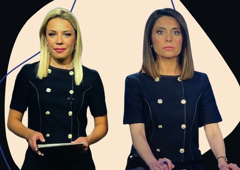 Ovo se nikada nije dogodilo: Damira Gregoret i Marija Miholjek vodile Dnevnik u identičnom sakou