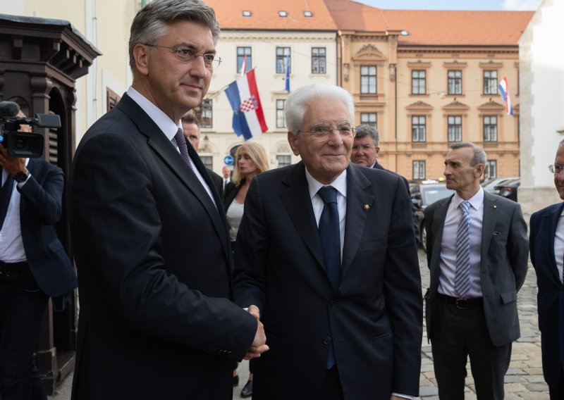 Talijanski predsjednik stigao i kod Plenkovića: Glavna tema bila je obrana