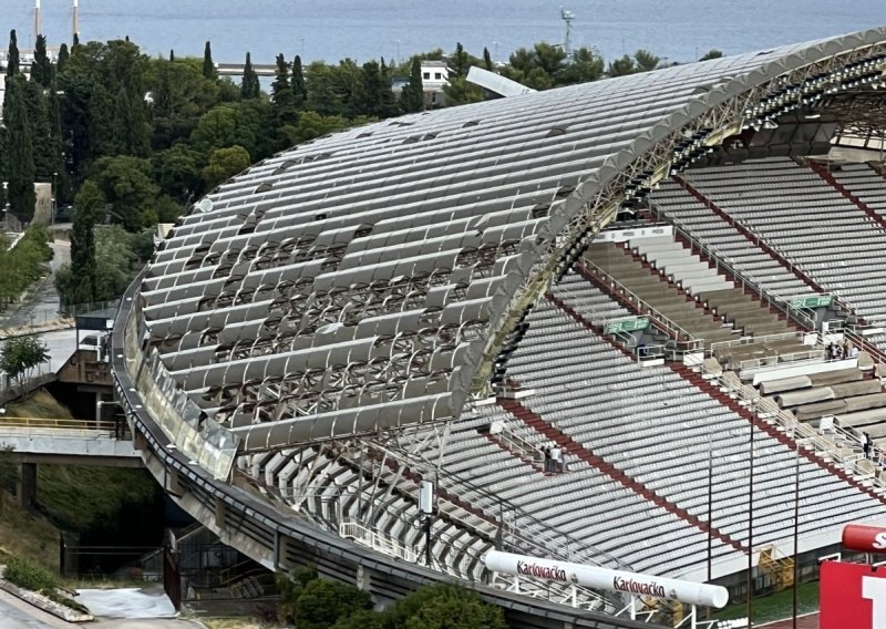 Poljudski stadion teško oštećen u nevremenu: 'Situacija je jako loša'