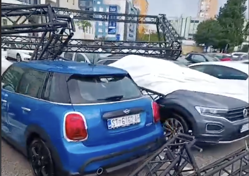 VIDEO Srušena kompletna konstrukcija pozornice festivala Ultra Europe koji treba početi za tri dana