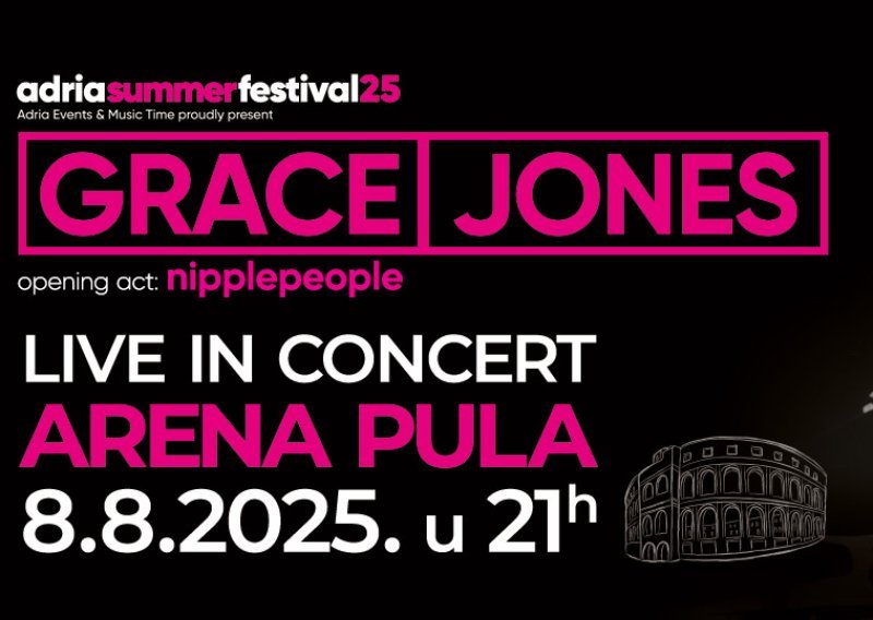 Osvojite ulaznice za koncert Grace Jones u pulskoj Areni