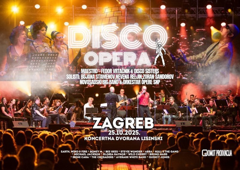 „Disco Opera 2025“ vraća se u Lisinski