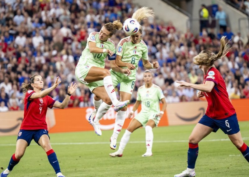 Talijanke golom u sudačkoj nadoknadi izborile polufinale Europskog prvenstva