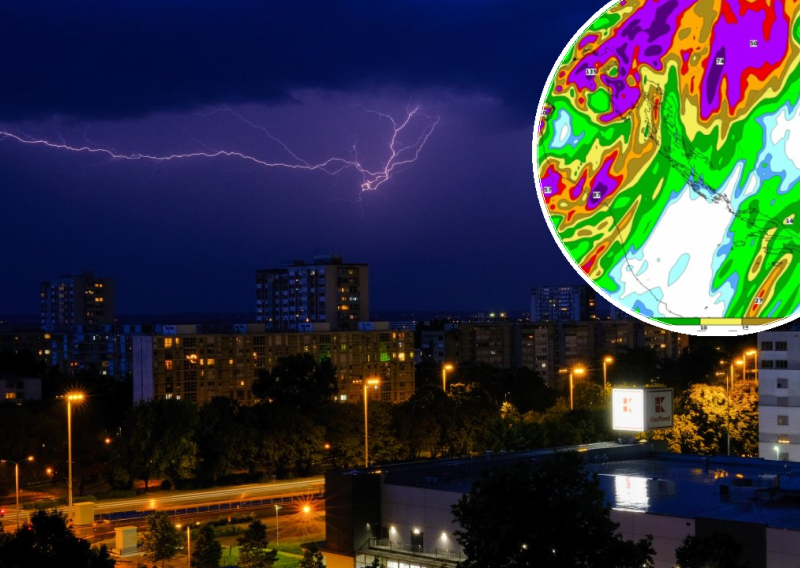 DHMZ izdao izvanredno priopćenje: Stižu obilne kiše, oluje, tuča, moguće bujične poplave
