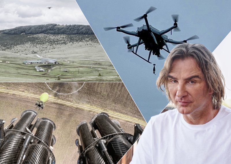 Gazda Pinka Željko Mitrović testira dron-bombarder. Kako izgleda i što će s njim?
